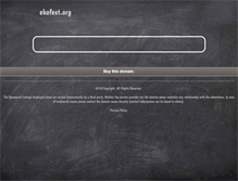 Tablet Screenshot of ekofest.org